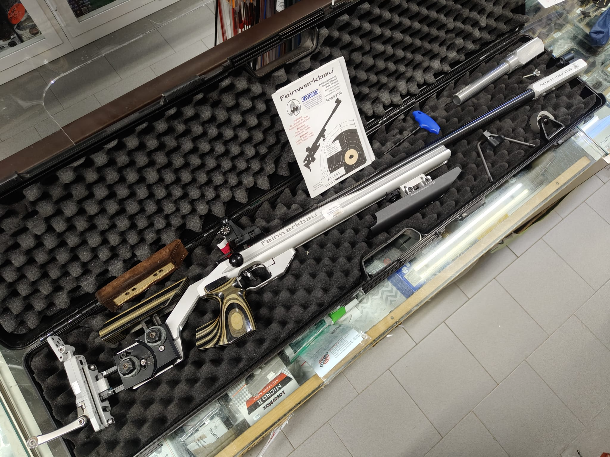 Feinwerkbau carabina bolt action usata mod. 2700 Alu cal. 22LR